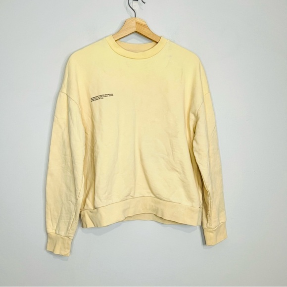 PANGAIA YELLOW 365 SWEATSHIRT YELLOW SIZE SMALL - Picture 2 of 10
